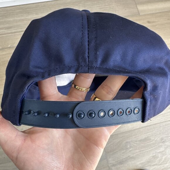 Monte Carlo Principaute Tradition Maritime adjustable SnapBack hat cap Navy Blue - Picture 5 of 9